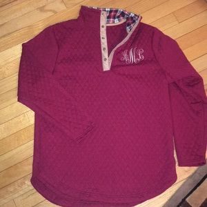 Quilted Pullover- AS SEEN ON MARLEY LILLY